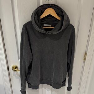 Outerknown Black Grey Hooded Sweatshirt